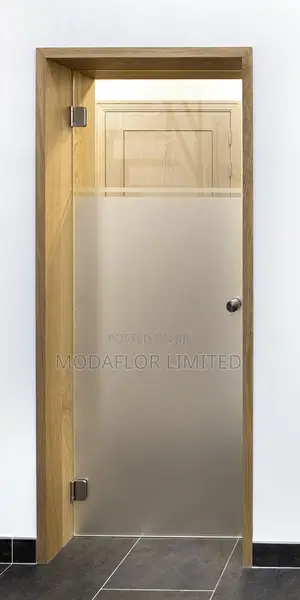 Frosted Privacy Window Sticker - Front Door Glass Film