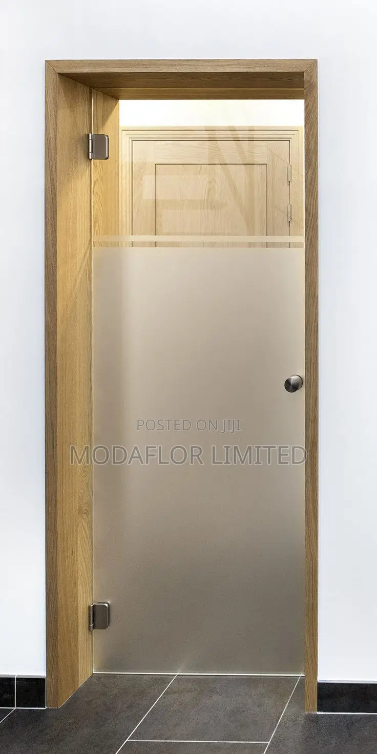 Frosted Privacy Window Sticker - Front Door Glass Film