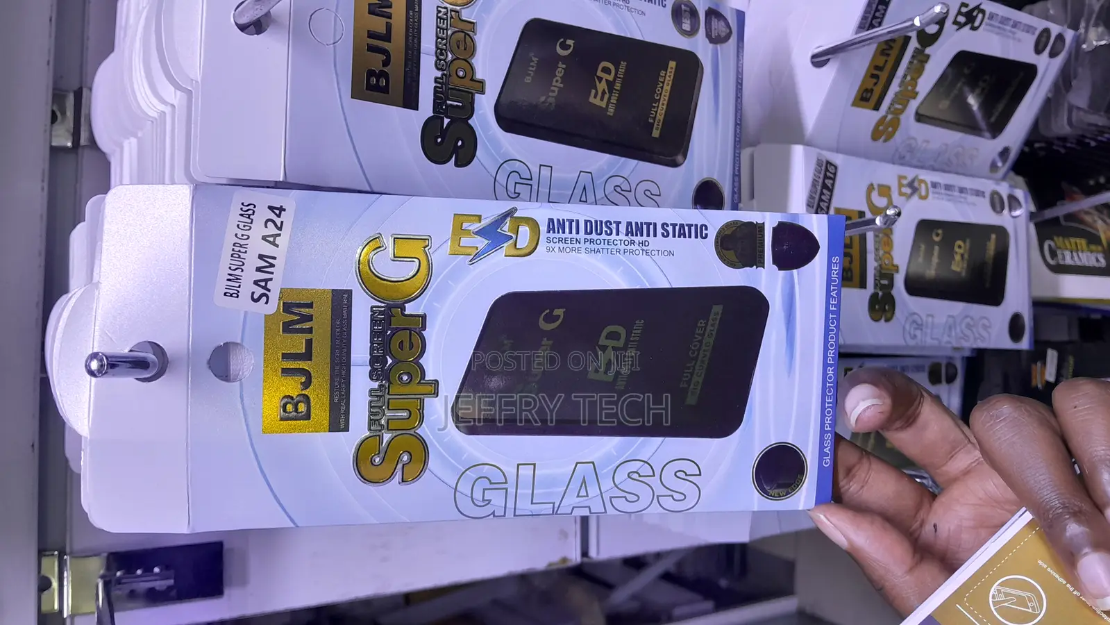 Emodil Samsung Galaxy A24 Screen Protector Tempered Glass Guard