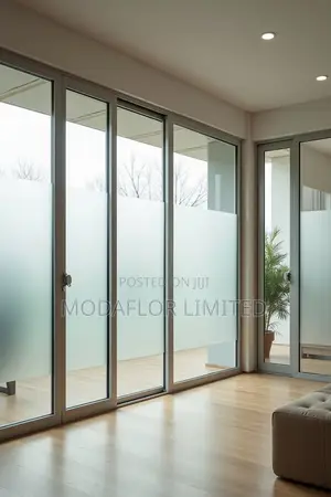 Static Cling Frosted Film - Non-Adhesive Reusable Privacy
