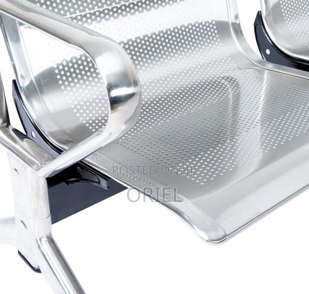 Modern Office Bench : 3-Seater Steel Waiting Bench - thumbnail 19