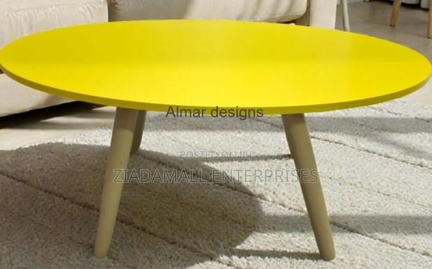 Nordic Oval Coffee Table Modern Simplicity Meets Playful Color