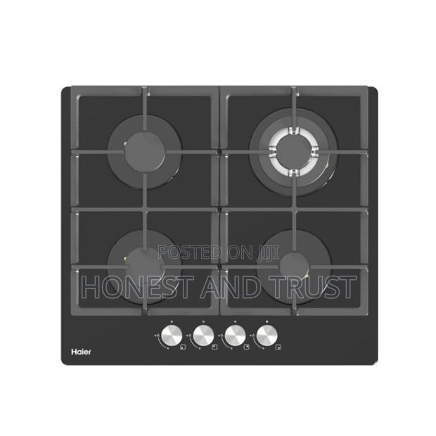 Haier 4-Burner Built-in Cooker Hob– Tempered Glass Gas Hob