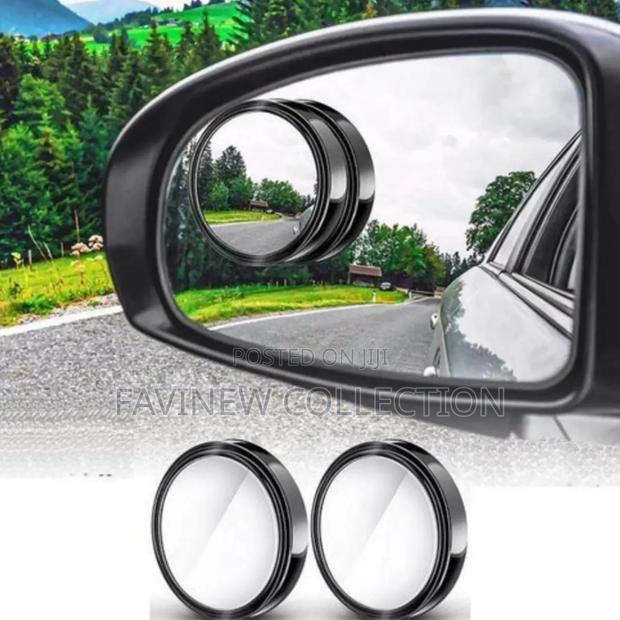 2pcs Blind Spot Mirrors 360 Degree Adjustable Car Rearview Mirror