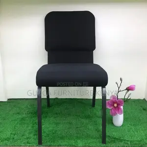 Modern Red Fabric Banquet Conference Chair