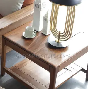 Office Square Mahogany Coffee Table