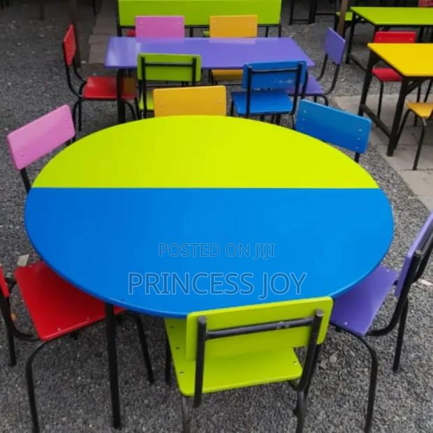 Kindergarten School Furniture/ Trapezium Tables