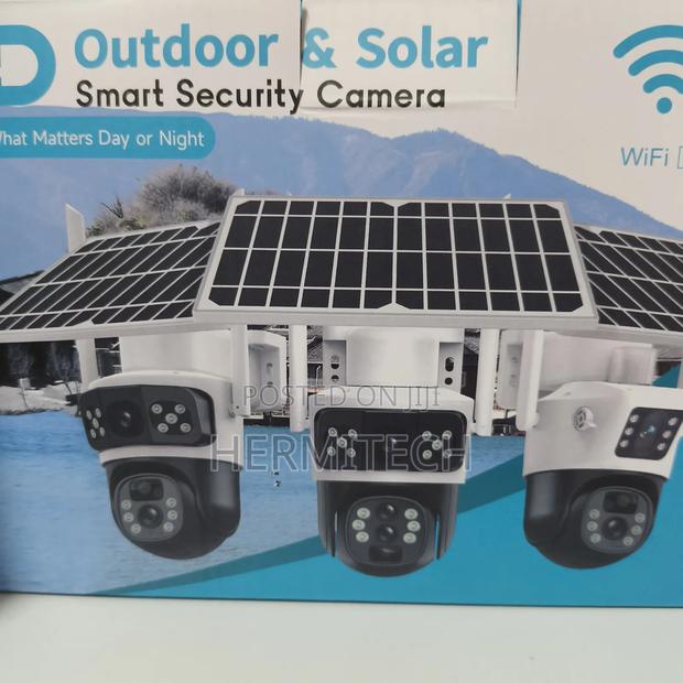 Outdoor and Solar Powered Smart Net Camera Dual Lens - main view