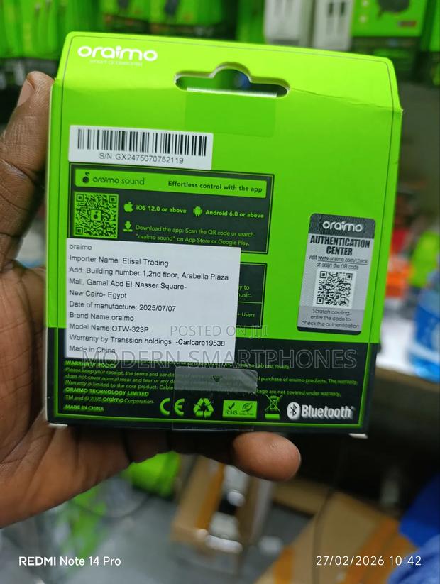 Oraimo Spacebuds Neo+ Anc Spatial Audio True Wireless Earphones - thumbnail 2