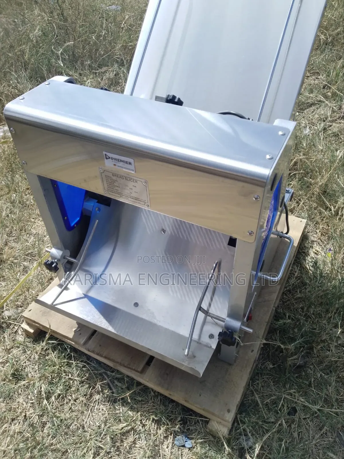 Commercial Stainless-Steel Bread Slicer Machine.