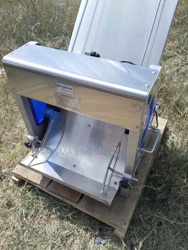 Commercial Stainless-Steel Bread Slicer Machine.