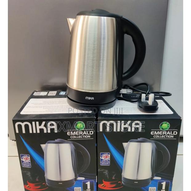 Mika 1.7l Stainless Steel Kettle – Fast Boil Safe - main view