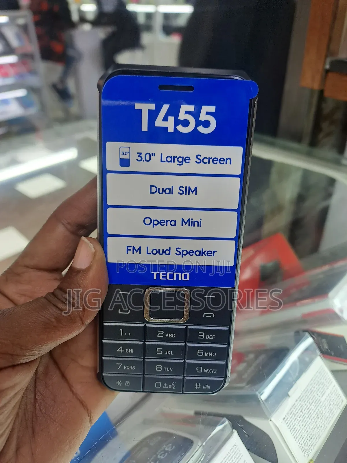 New Tecno T455 Black