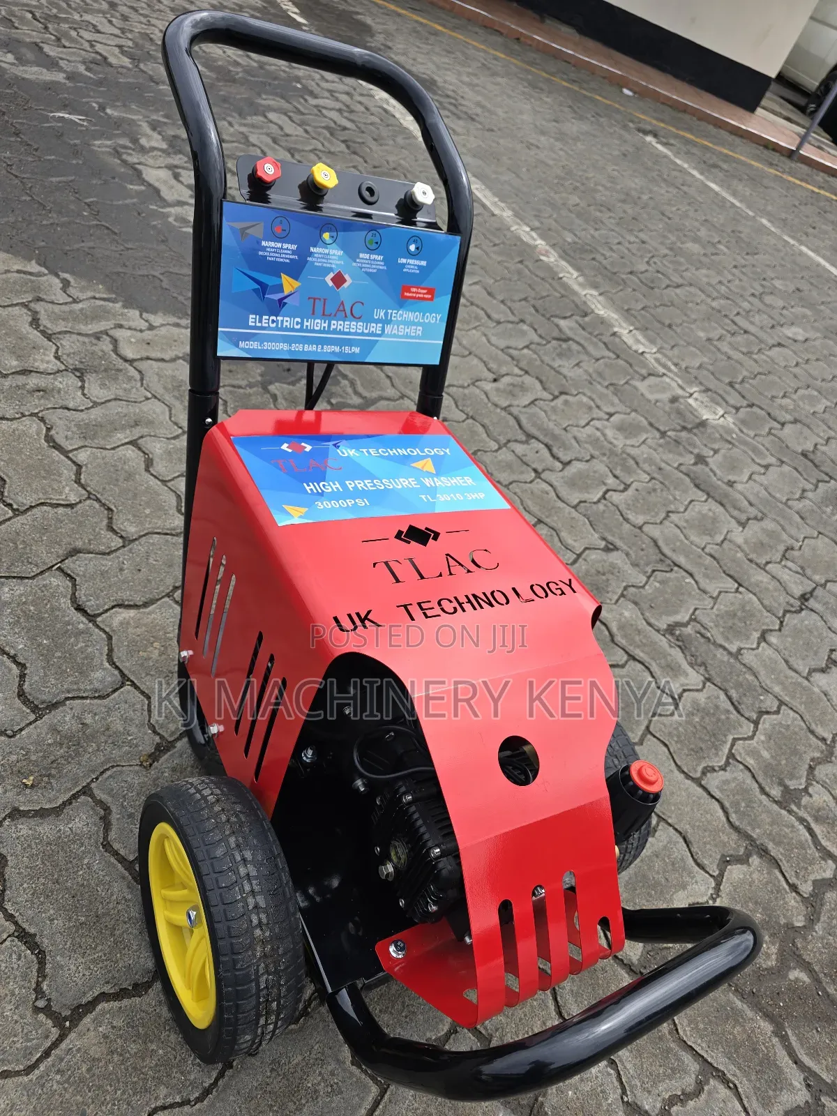Tlac 3000 Psi Electric High Pressure Washer – Heavy Duty – 3hp