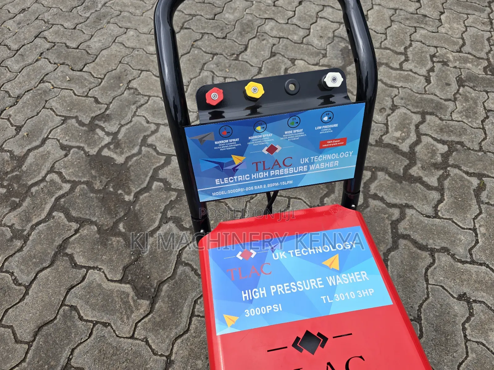 Tlac 3000 Psi Electric High Pressure Washer – Heavy Duty – 3hp