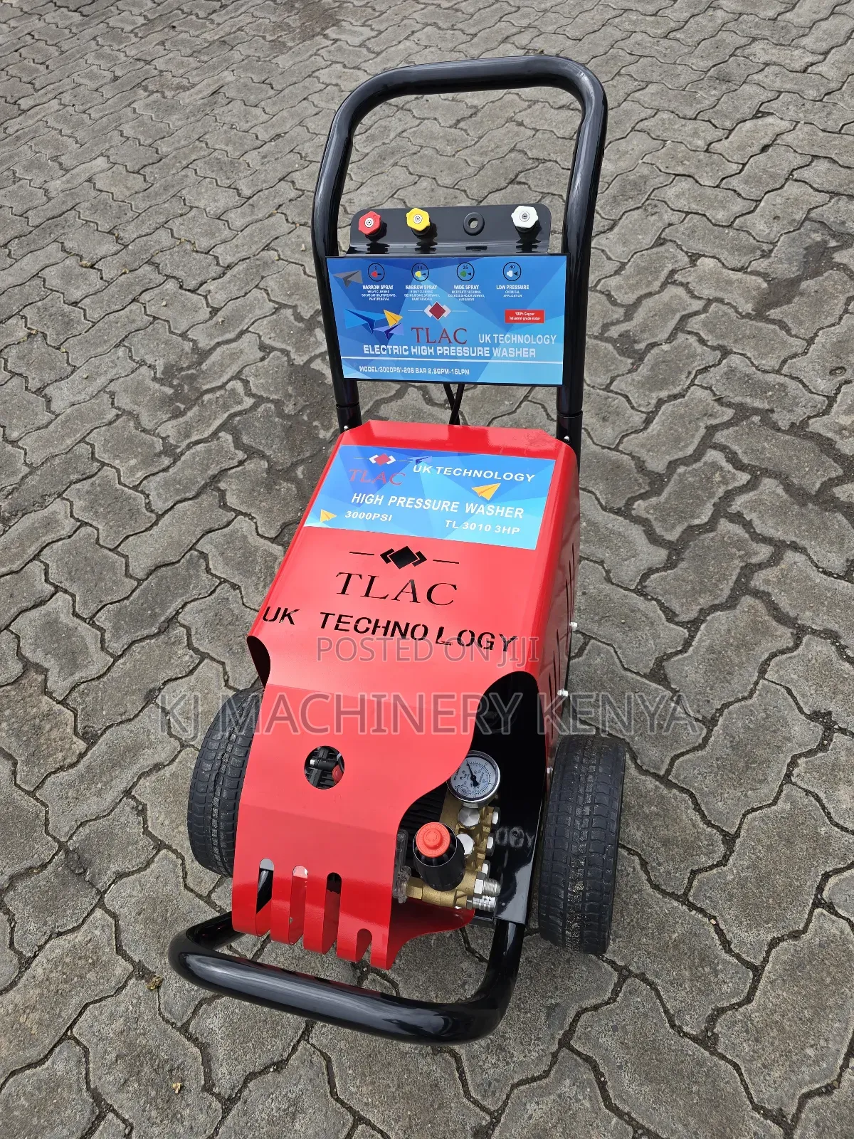 Tlac 3000 Psi Electric High Pressure Washer – Heavy Duty – 3hp