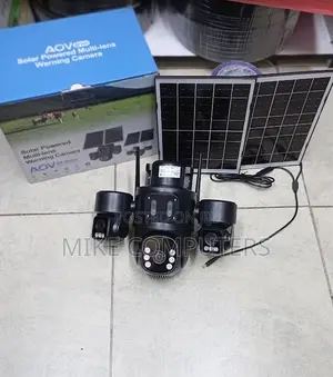 Hieasy CCTV Night Vision Activated 4g PTZ Triple Lens Solar