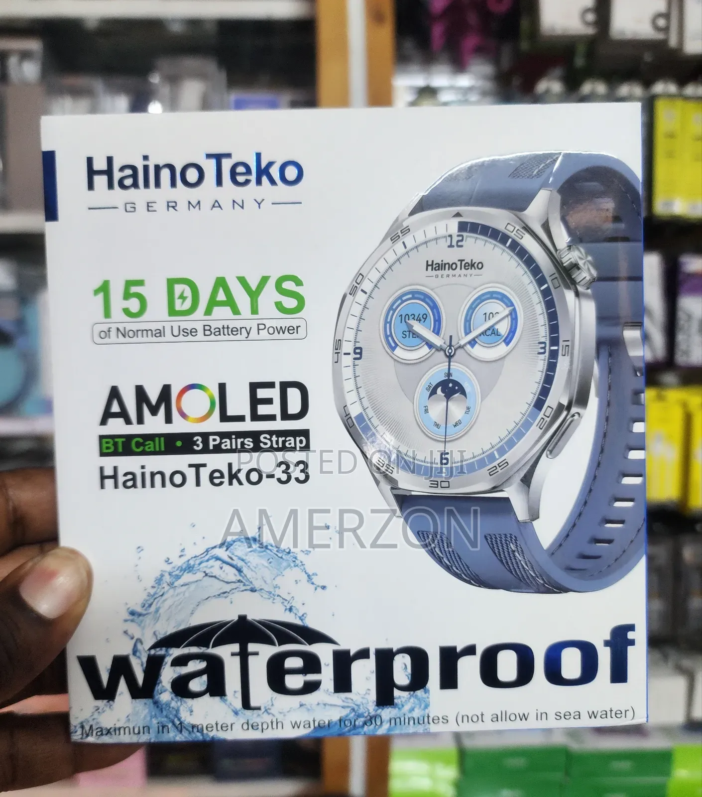 Hainoteko-33 Waterproof Smart Watch