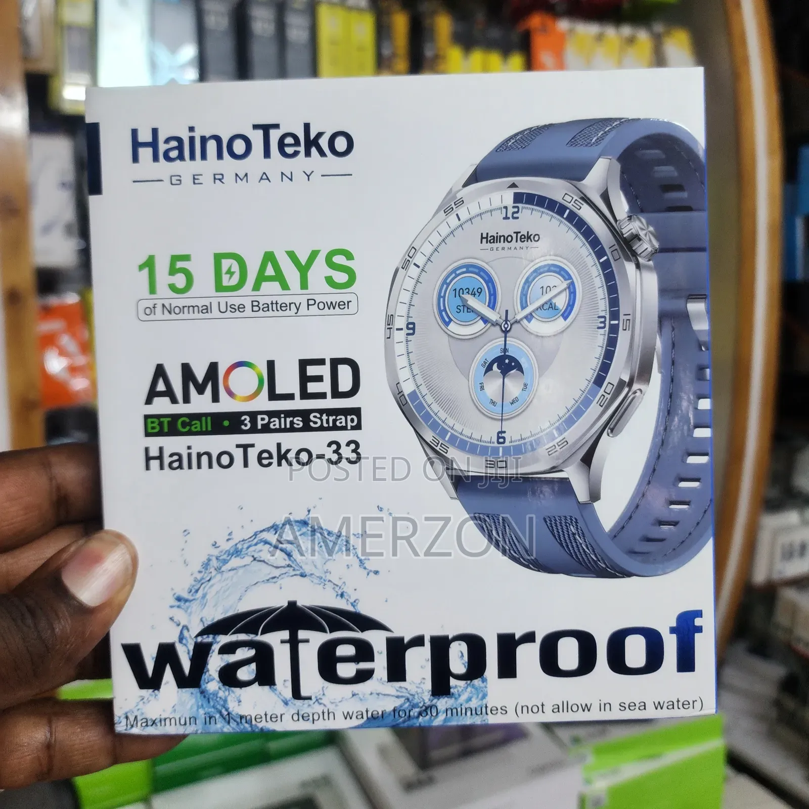 Hainoteko-33 Waterproof Smart Watch