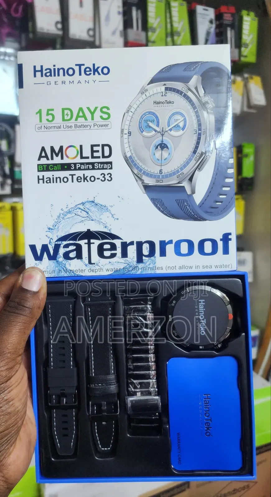 Hainoteko-33 Waterproof Smart Watch