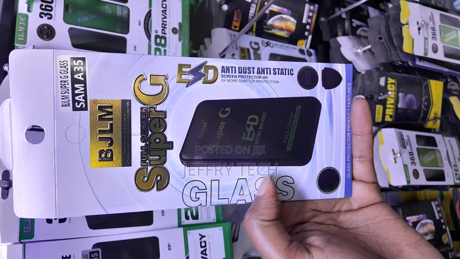 Saxhi Samsung Galaxy A35 Tempered Glass Screen Protector