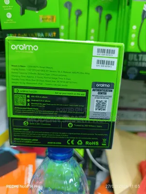 Oraimo Watch 6 Nano 1.52" Tft Full Touch Smart Watch