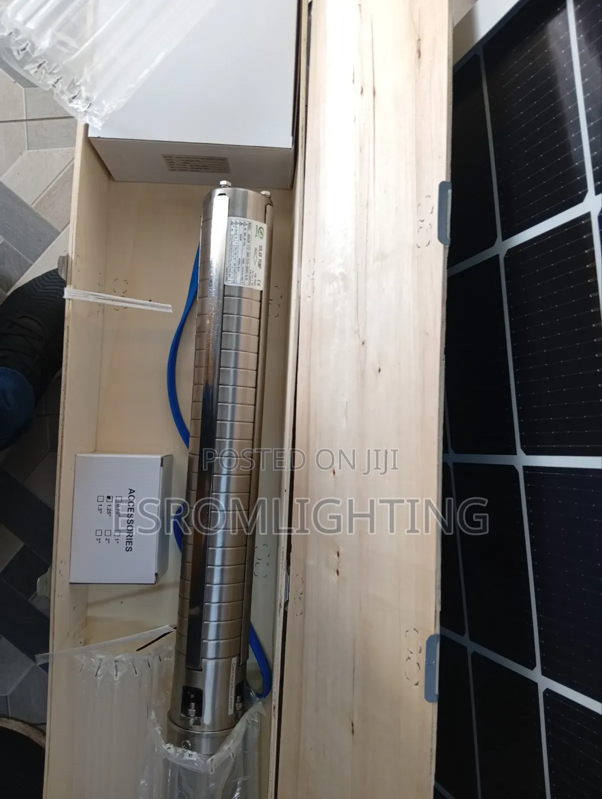 4kw -5hp Difful Solar Submersible Pump