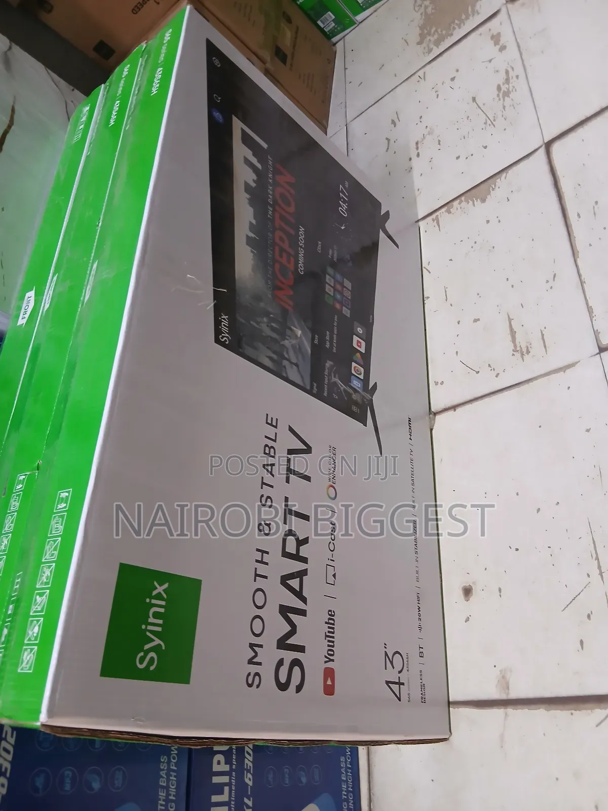 Syinix 43 Smart Frameless Television