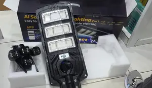 Triple Lens 4g 450w Solar Street Lights Ai Solar Powered CCTV Camera