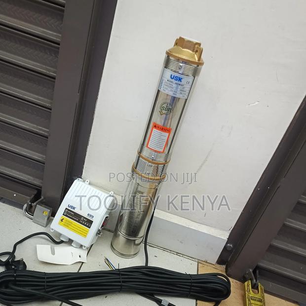 Usk 0.5 Hp Deep Well Submersible Water Pump 49m Max Height