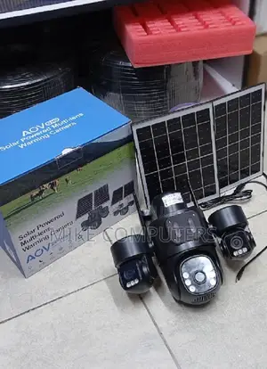 Auto Tracking 12mp 4g Multiple Lens Solar CCTV