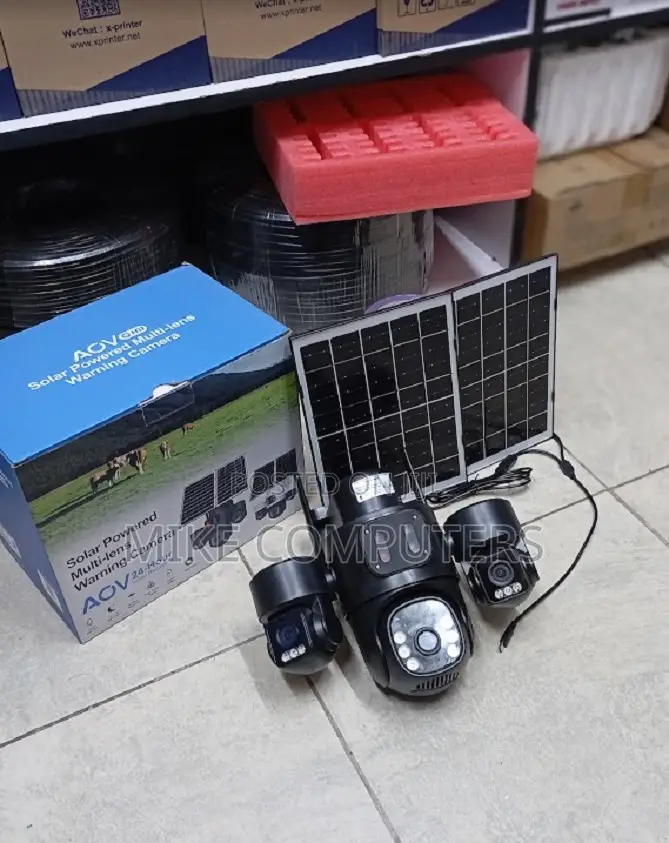 Human Detection 12mp Hd 4g Multiple Lens CCTV 4g Hieasy