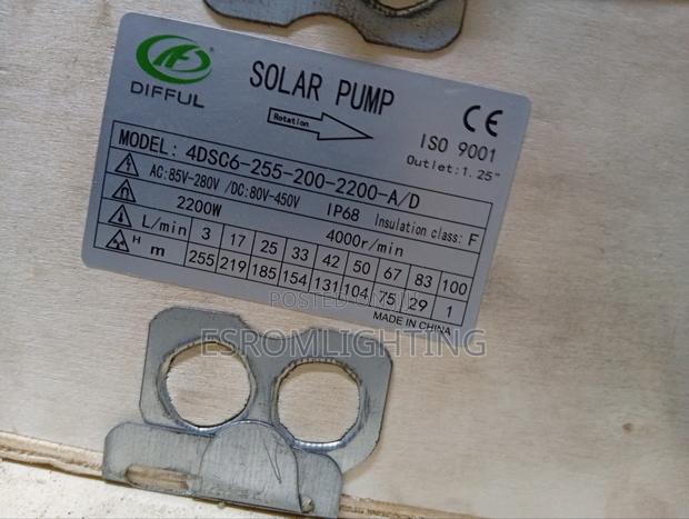 2.2 Kw -3hp Difful Solar Submersible Pumps - main view