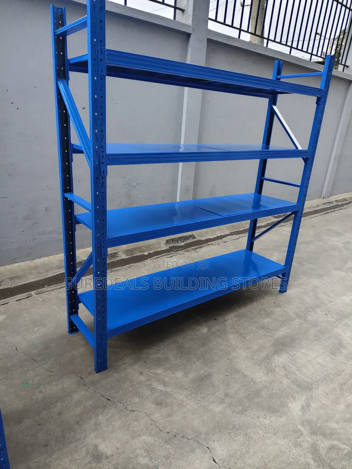 Heavy-duty Blue Industrial Metal Shelving / Racking