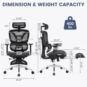 Office Chairs: High-back Ergonomic Reclining Office Seat