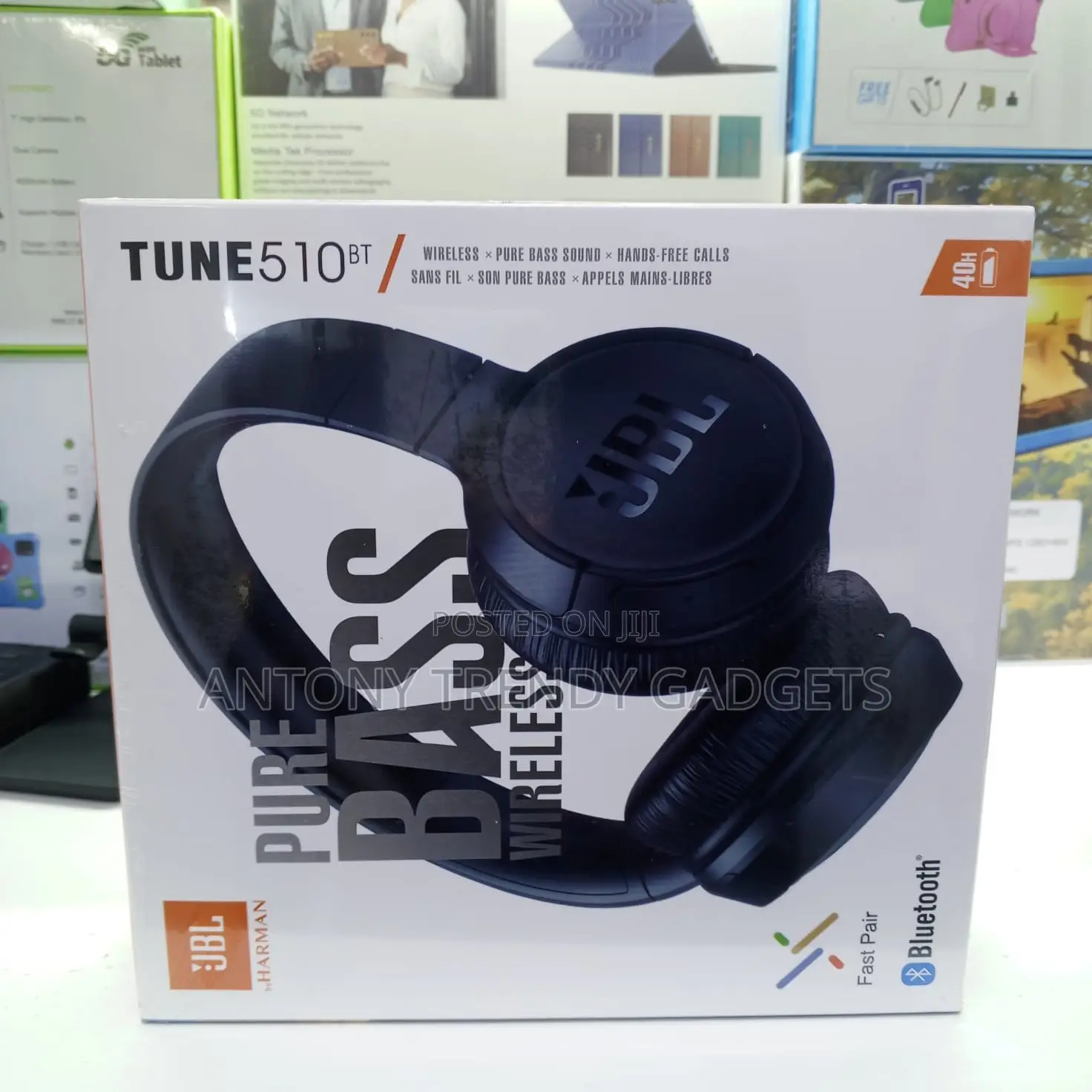 Jbl Tune 510bt Wireless Bluetooth Headphones Pure Bass