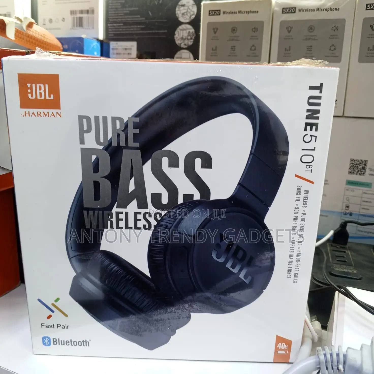 Jbl Tune 510bt Wireless Bluetooth Headphones Pure Bass