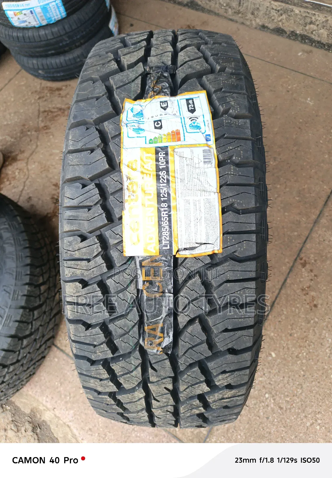 285/65r18 Centara