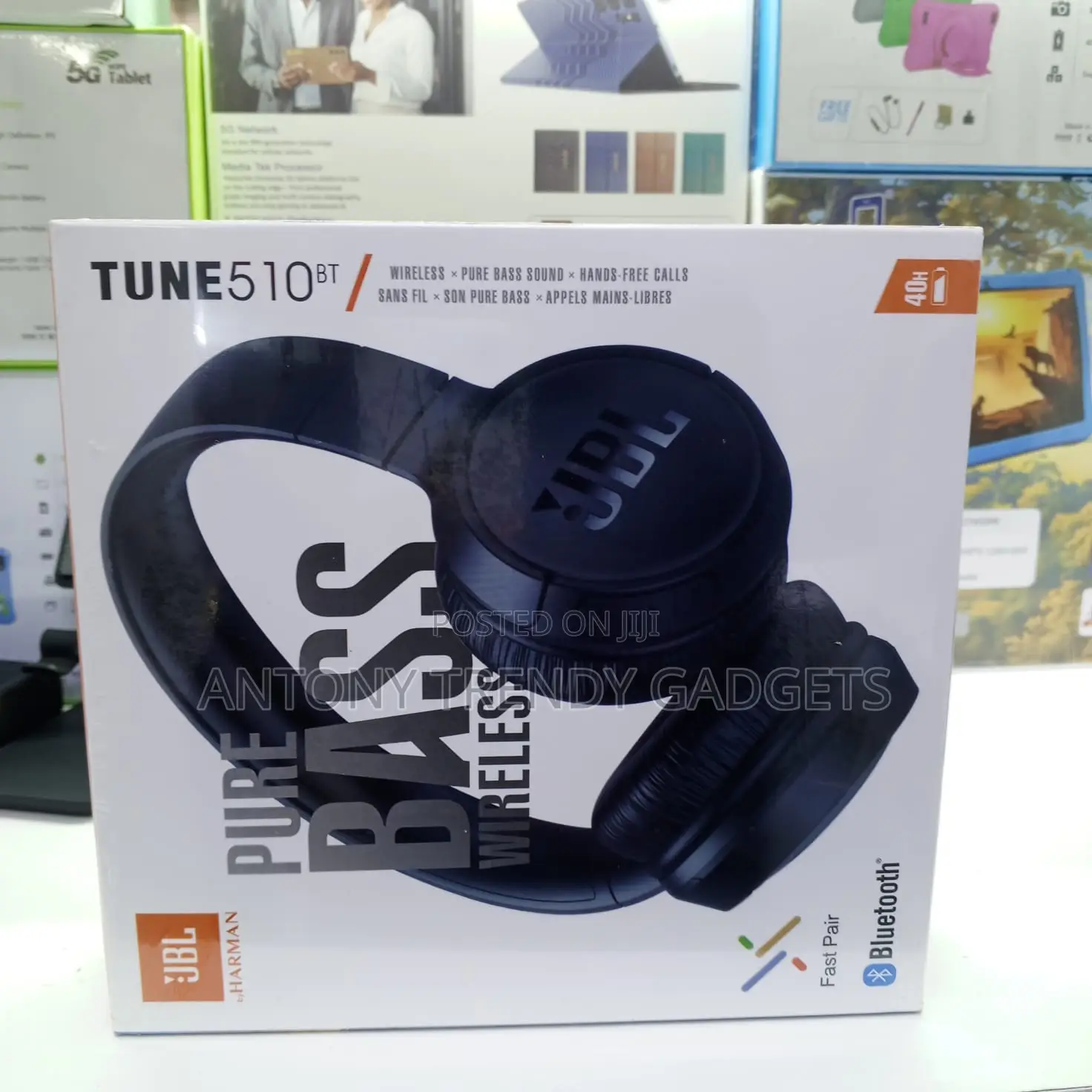 Jbl Tune 510bt Wireless Headphones 40h Playtime
