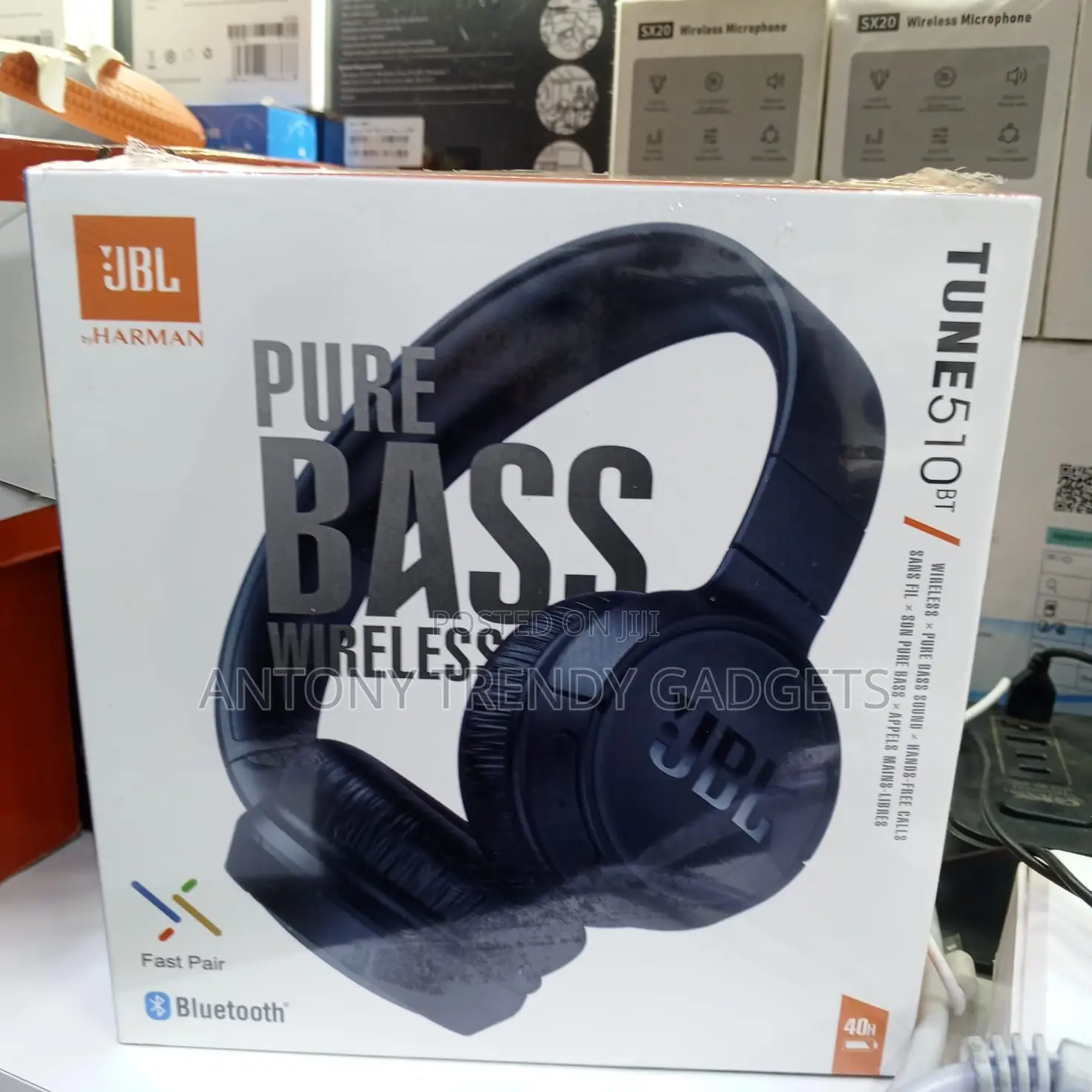 Jbl Tune 510bt Wireless Headphones 40h Playtime