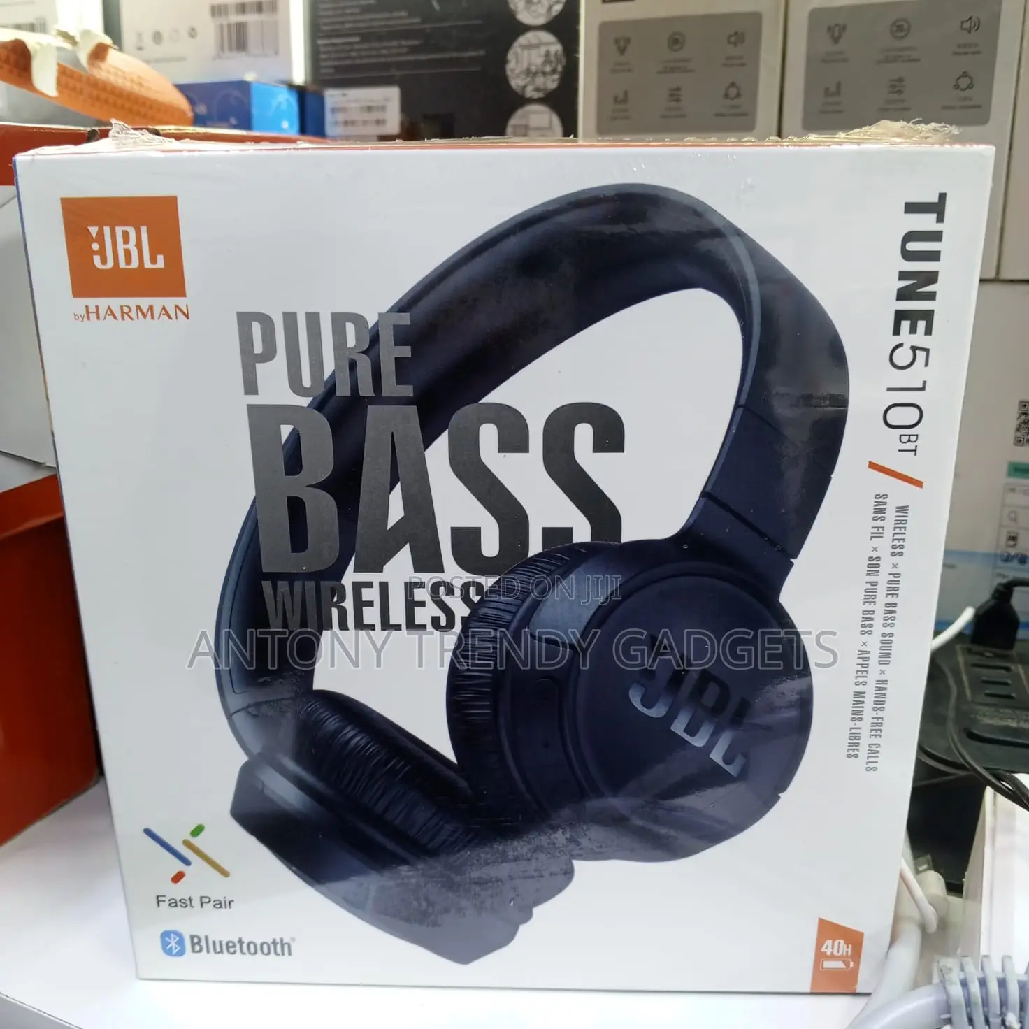 Jbl Tune 510bt Wireless Headphones 40h Playtime