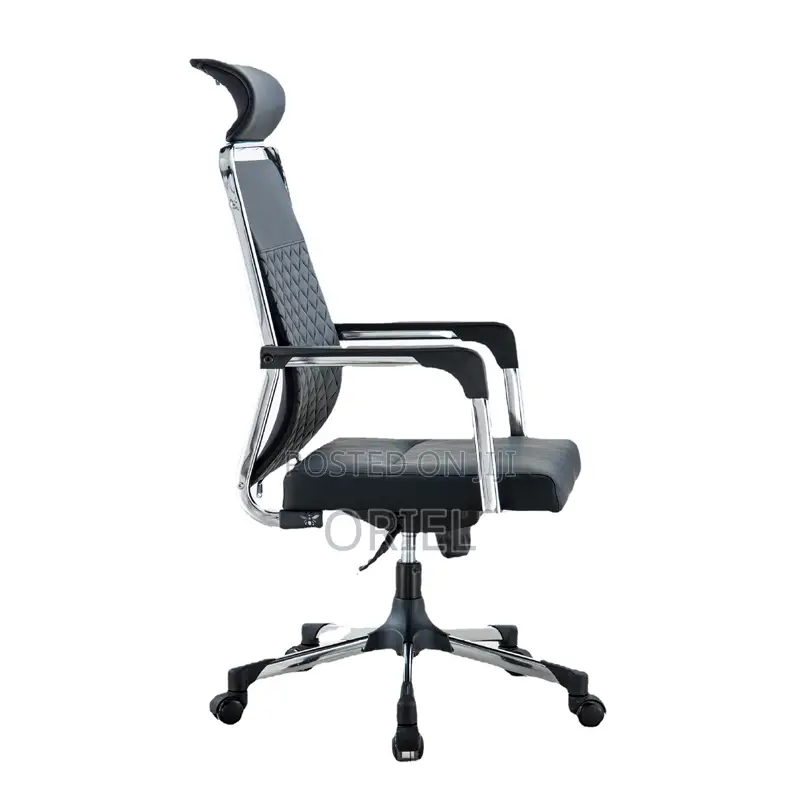 Office Chair : High-Back Faux Leather Office Seat