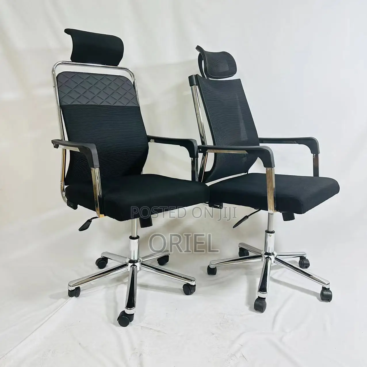 Office Chair : High-Back Faux Leather Office Seat