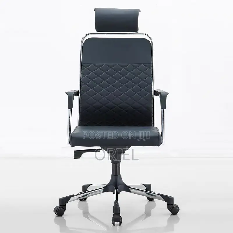 Office Chair : High-Back Faux Leather Office Seat
