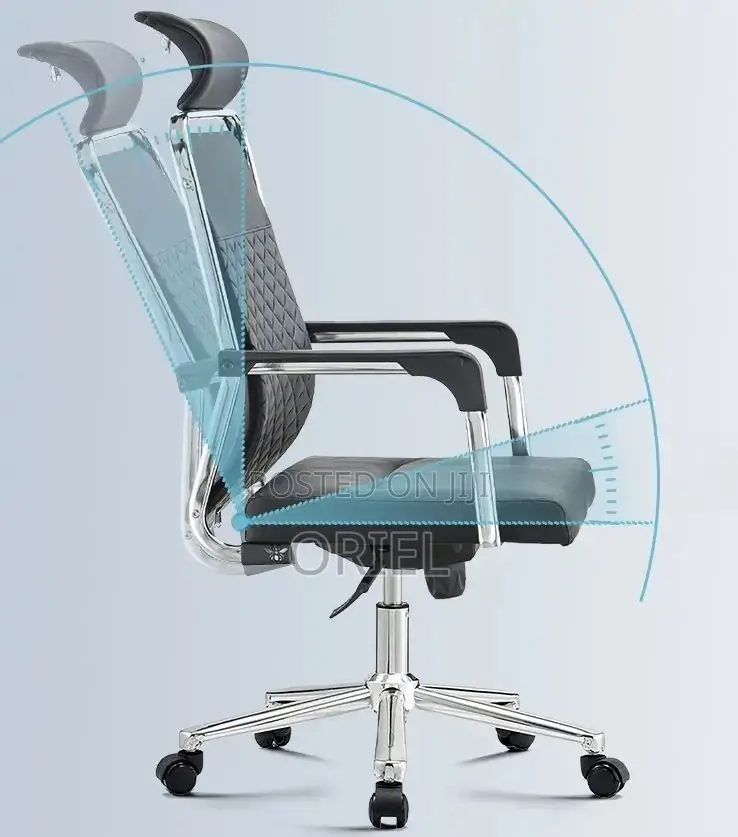Office Chair : High-Back Faux Leather Office Seat