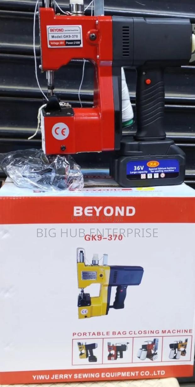 Bag Closer. Rechargeable/Cordless Gk9 Portable Sac Closing Machine