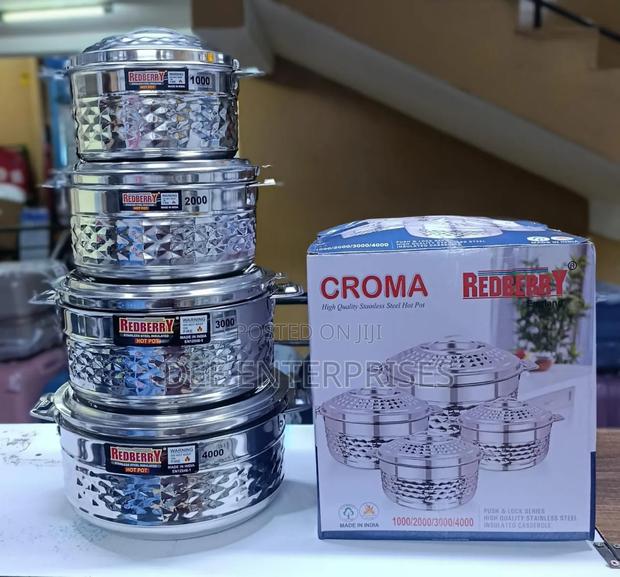 Croma Stainless Steel Hotpots