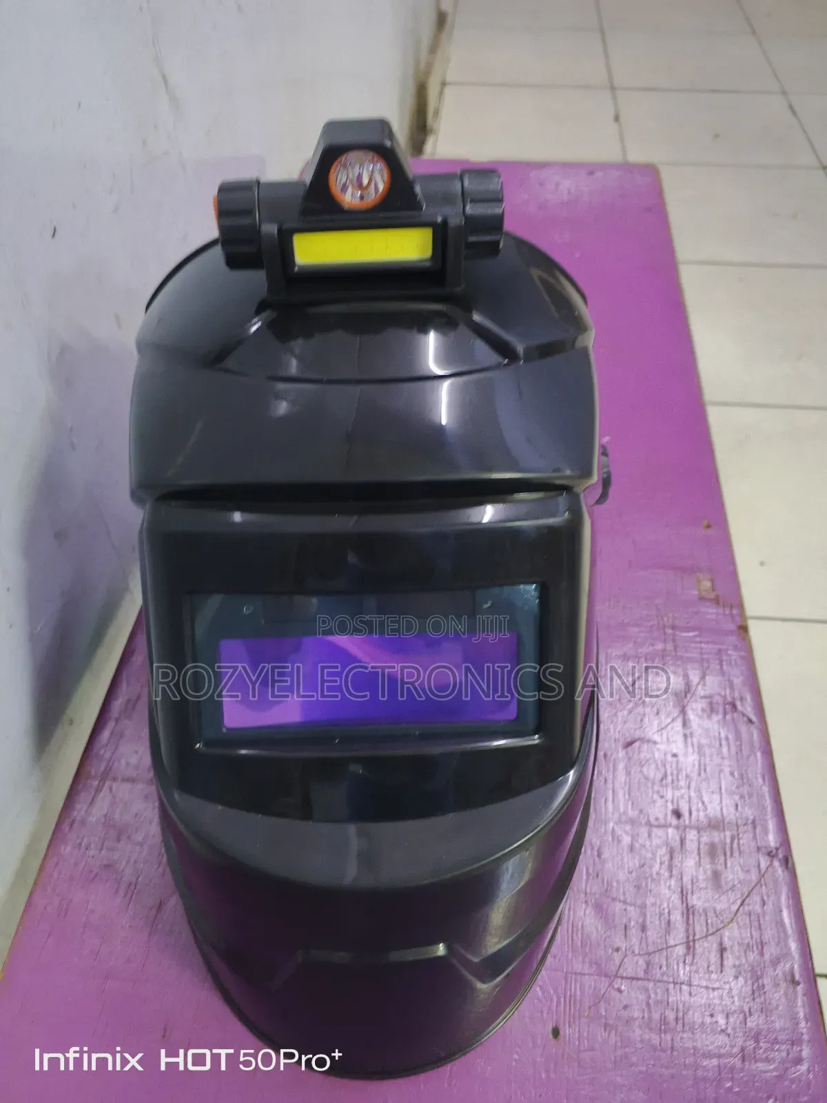 Helmet Welding With Touch