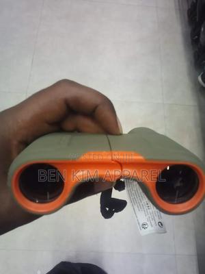 8 × 25 Foldable Pocket Size Fit Binoculars Fixes Focus Orange Green - thumbnail 2