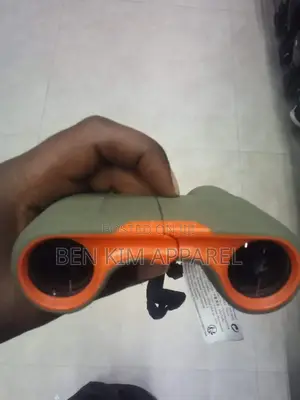8 × 25 Foldable Pocket Size Fit Binoculars Fixes Focus Orange Green